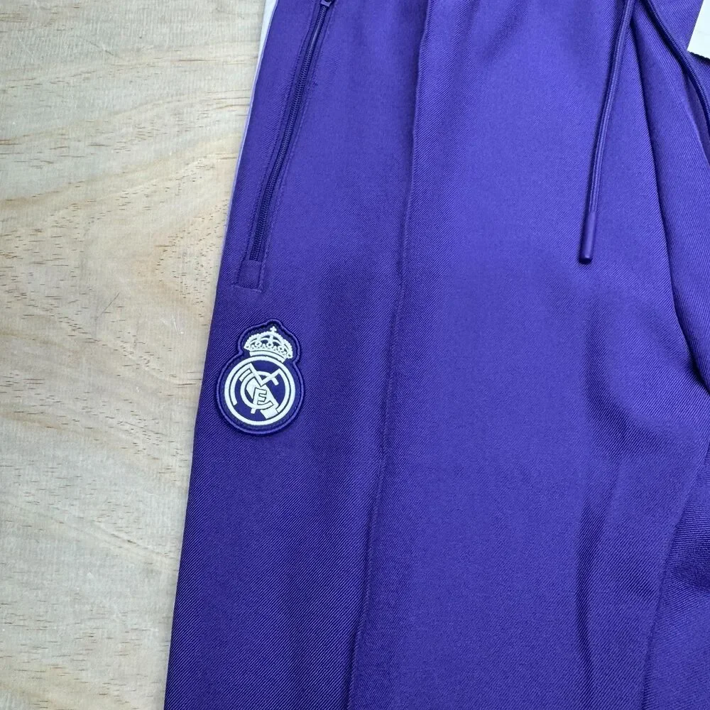 NEW Real Madrid Adidas Terrace Icons Track Pants Mens Jogger Pants LG JF2579
